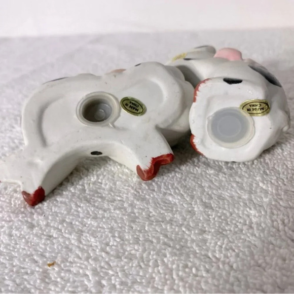 Vintage Cute Ceramic Pigs Salt & Pepper Shakers - Picture 8 of 10